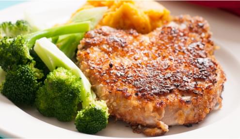 Panko Crusted Pork Chops.