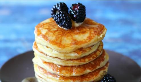 Fluffy Keto Pancakes.