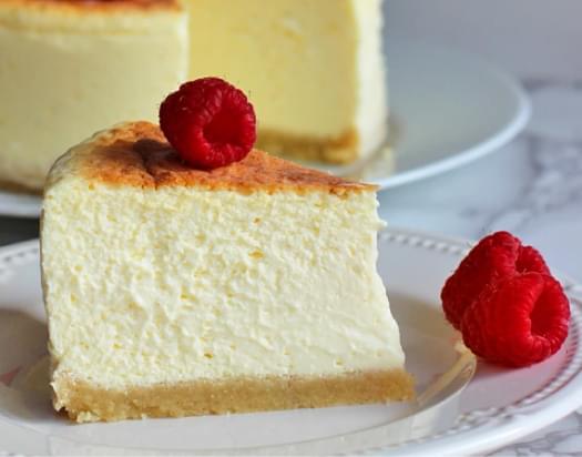 Mouthwatering NY Cheesecake.