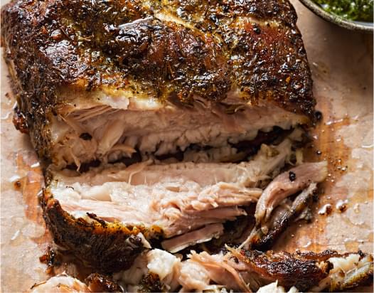 Crispy & Tender Pork Belly.