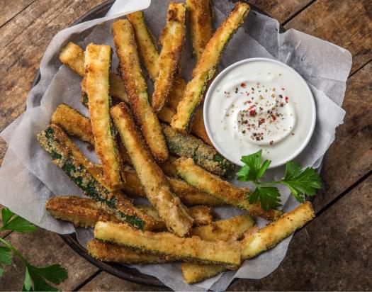 Crispy Zucchini Fries.