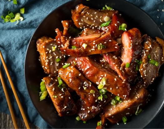 Korean BBQ Pork Ribs.